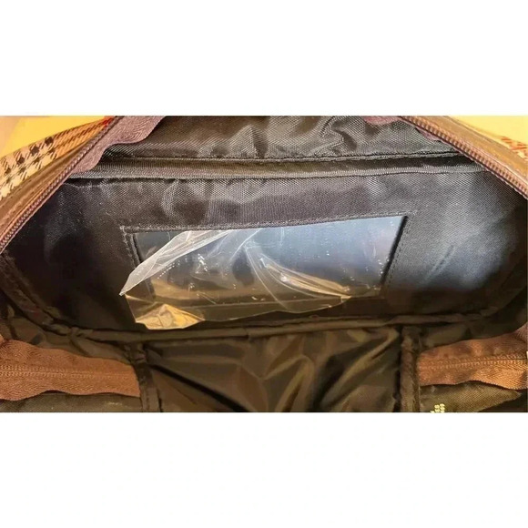 Vintage Tartan Pattern Zip-Around Lunch Crossbody Bag - Picture 7 of 16